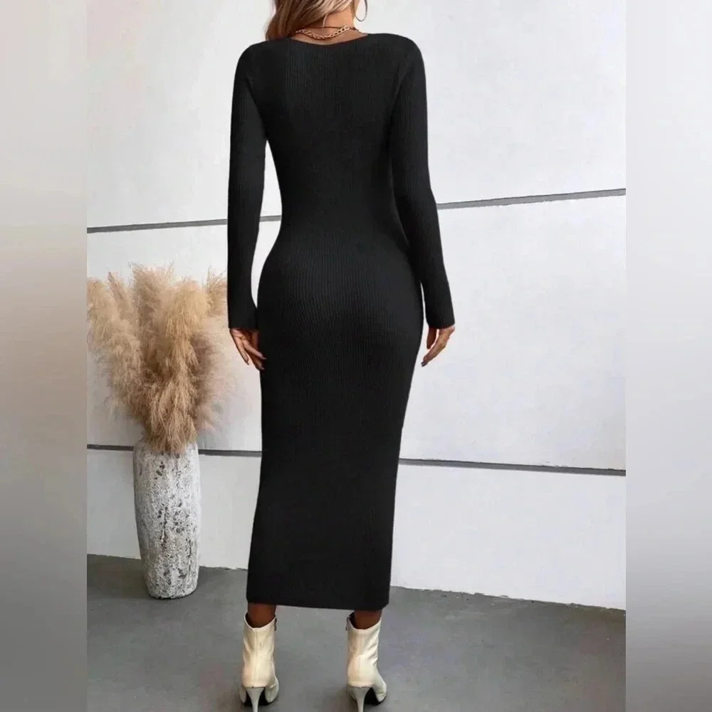 Knit sweater dress S - Picture 2 of 2